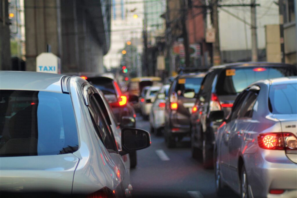 車の渋滞